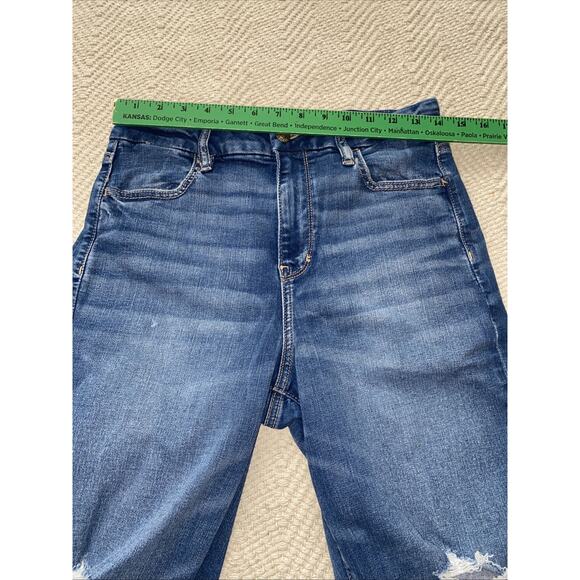 American Eagle Next Level Stretch Curvy Super Hi-Rise Jegging Jeans 10 Short - Picture 8 of 9
